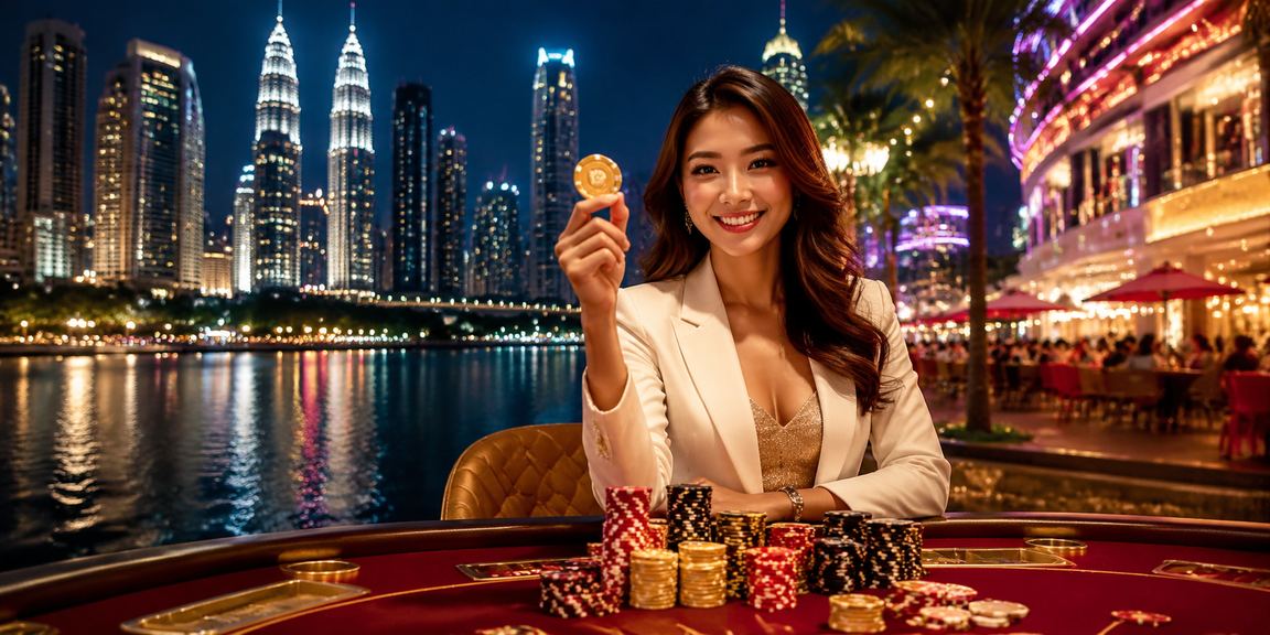 Suasana permainan blackjack langsung di Kuala Lumpur melalui platform esp32
