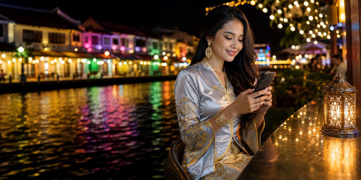 Proses deposit dengan corak batik di Melaka Malaysia