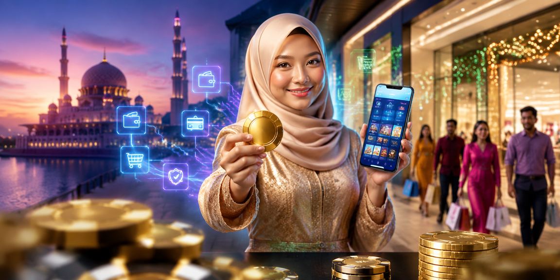 Pengguna mengakses aplikasi kasino esp32 melalui telefon pintar di Putrajaya